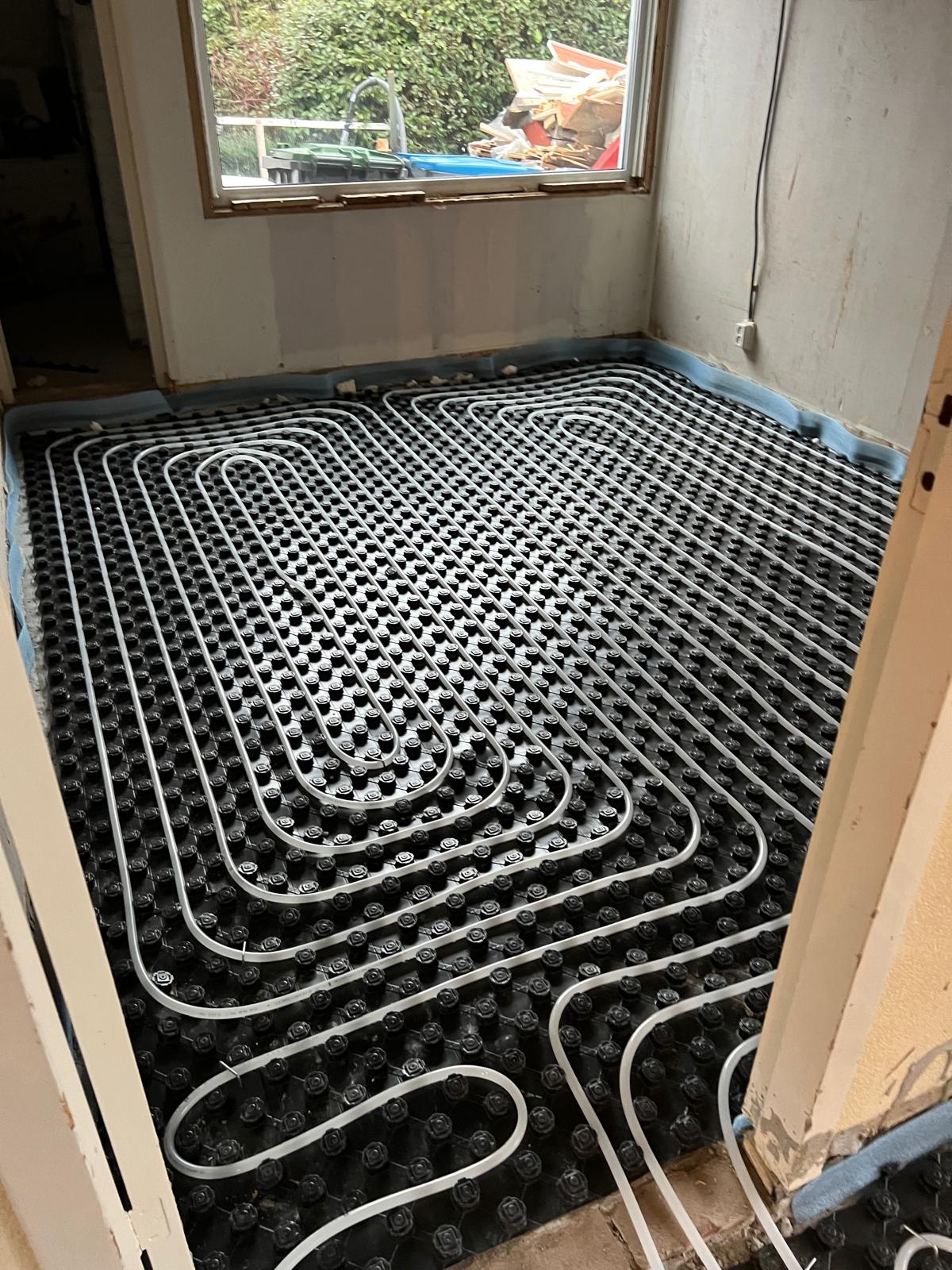 Vloerverwarming in Dieren