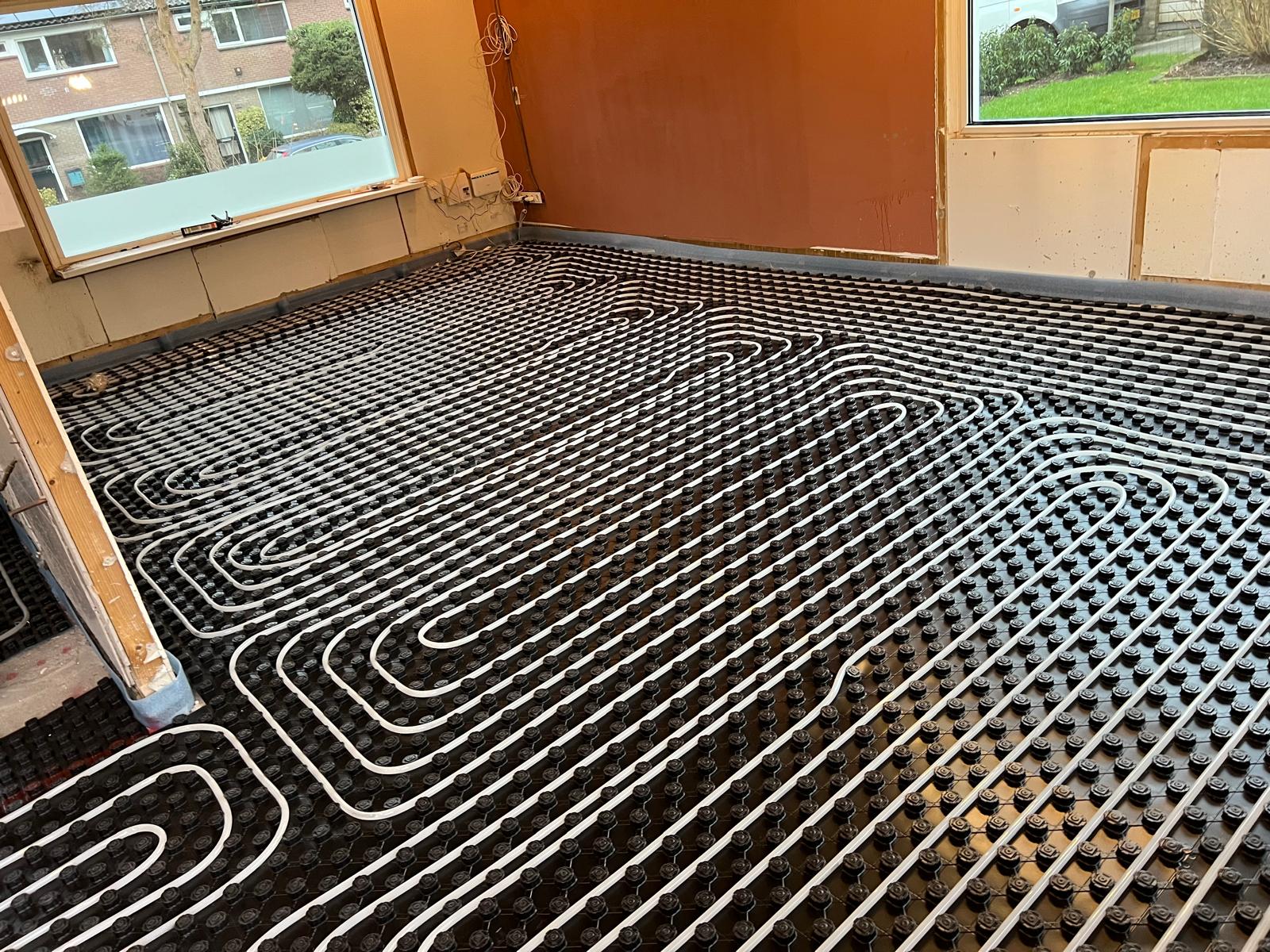 Vloerverwarming in Dieren