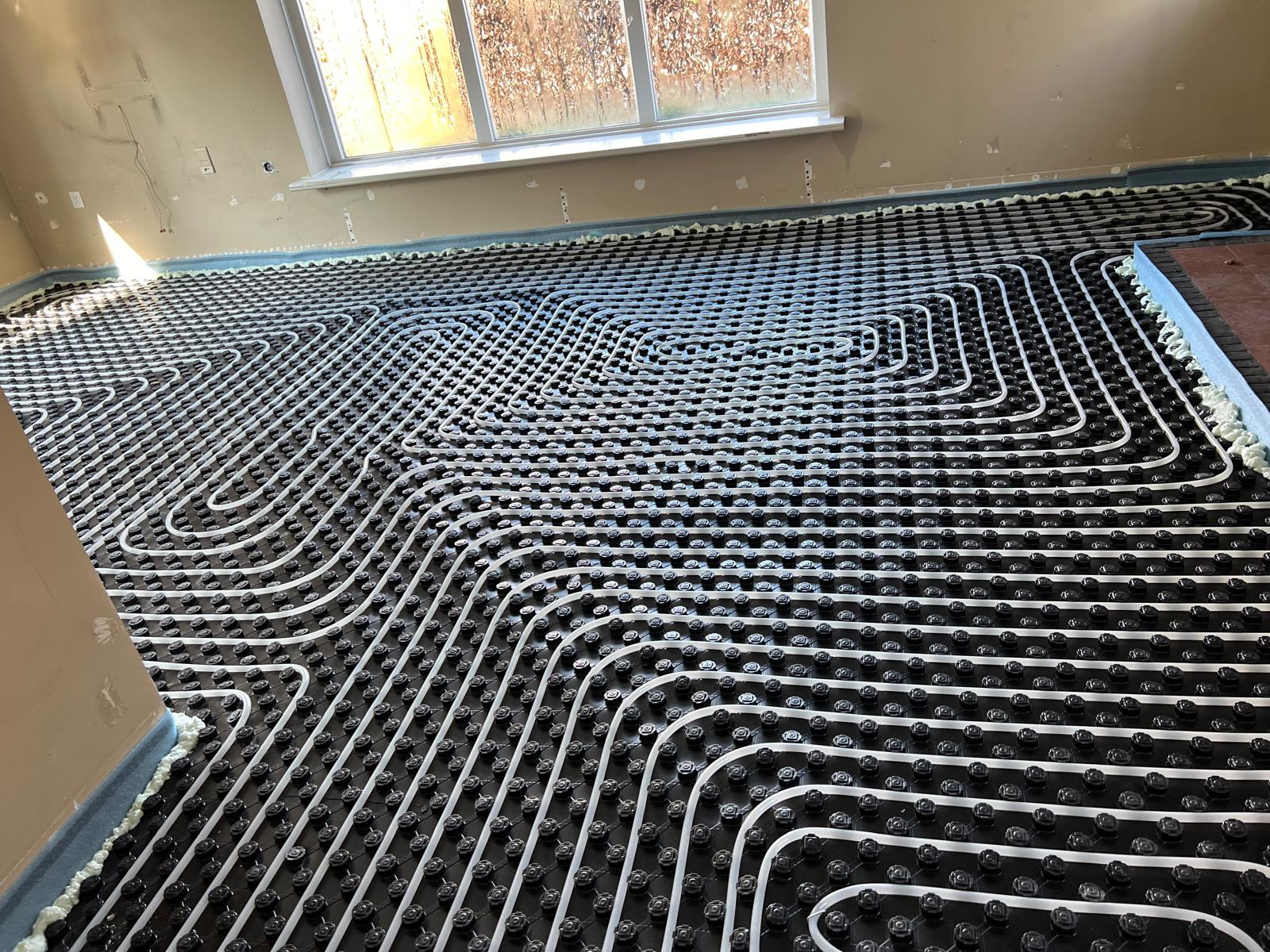 Vloerverwarming in Dieren