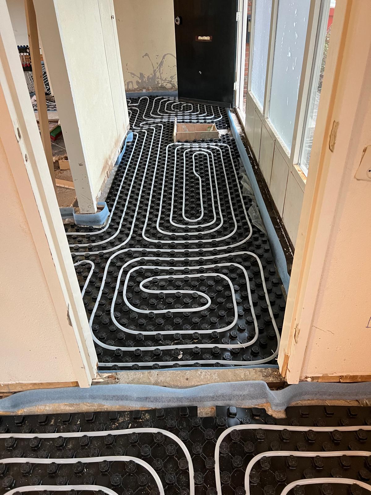 Vloerverwarming in Dieren