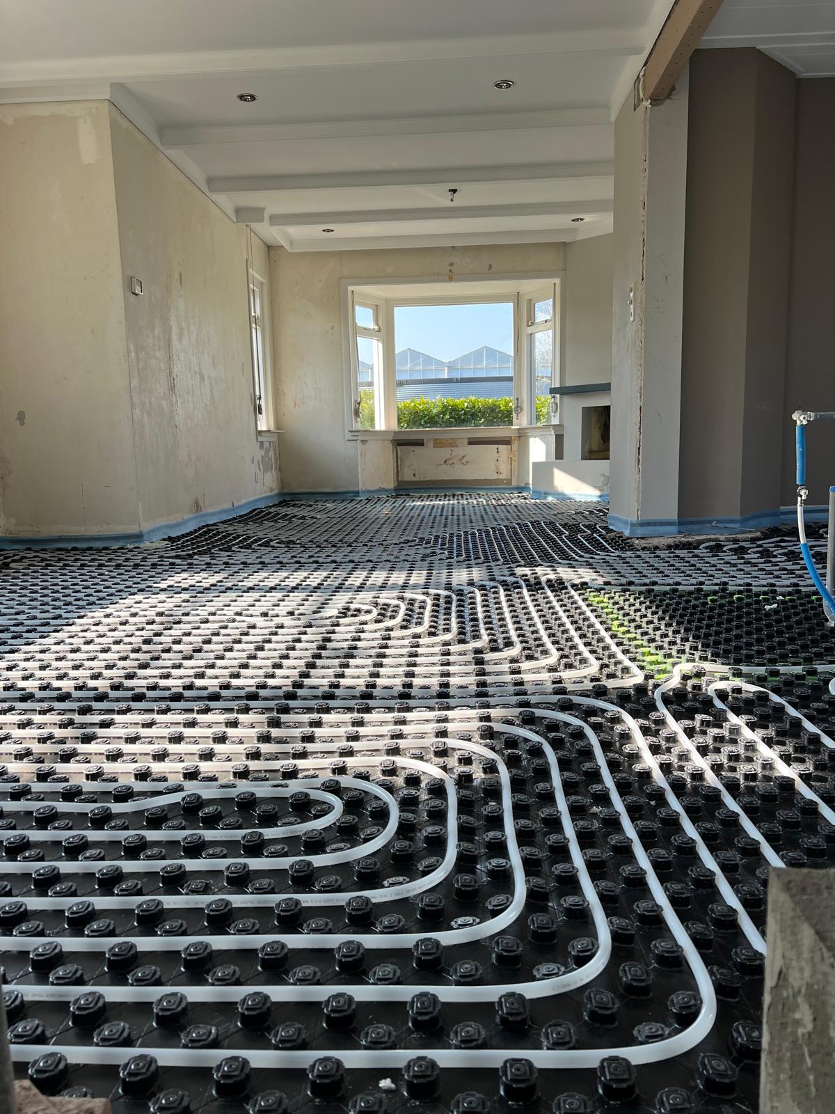 Vloerverwarming in Poeldijk